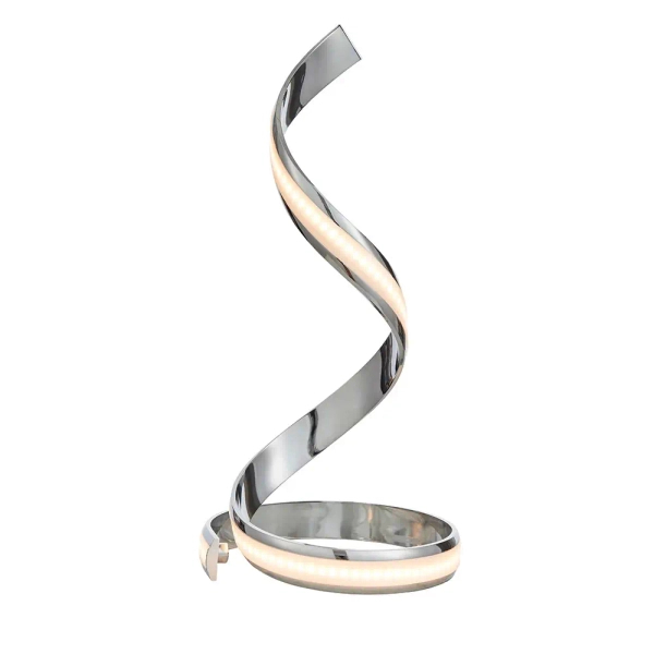 Salonowa lampa stołowa Aria 76412 LED 18W 3000K spirala chrom