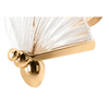 Stylowa lampa ścienna Butterfly MSE010100324 skrzydła złote
