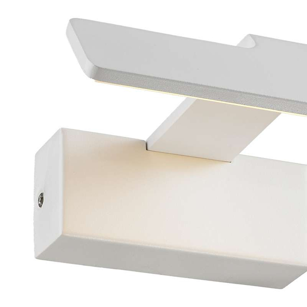 Kinkiet LAMPA ścienna CORTO MB1040S Italux metalowa OPRAWA listwa LED 6W 3000K galeryjka nad obraz biała