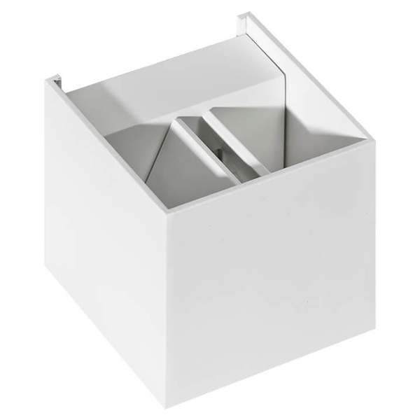 Ścienna lampa ogrodowa Gambino AZ0950 LED 6W 3000K cube biała