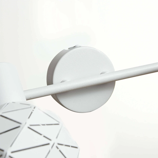 Spot LAMPA sufitowa REUS LP-8069/2WS WH Light Prestige metalowa OPRAWA regulowane reflektorki białe