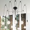 LAMPA wisząca CASPAR 2224 Rabalux industrialna OPRAWA dekoracyjny ZWIS pająk kable czarne