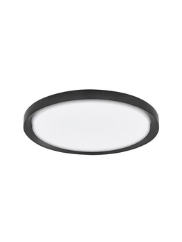 Przysufitowa lampa okrągła Ancud do jadalni LED 50W 3000K czarna