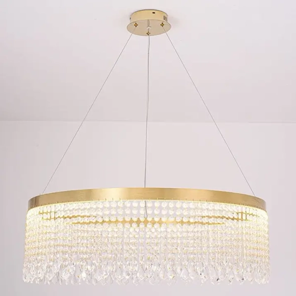 Glamour wisząca lampa Luvia CGLUVIA60 LED 37W 3000–6000K złoty