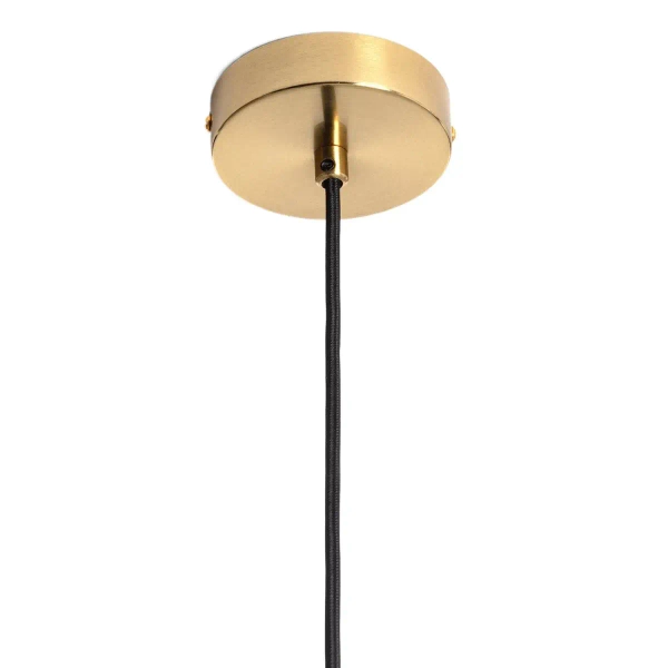 Okrągła lampa wisząca Sigma ABR-LWSO-15S kulista biała złota