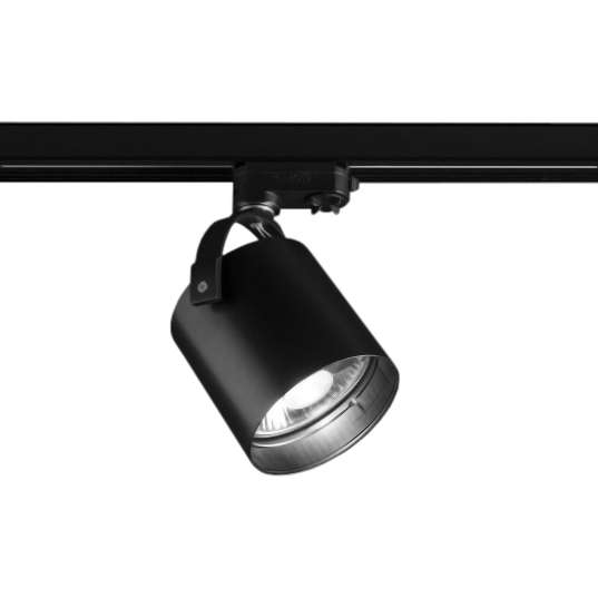 Reflektorowa LAMPA sufitowa TENRI 6616 Shilo regulowana OPRAWA tuba do szynowego systemu 3-fazowego czarna