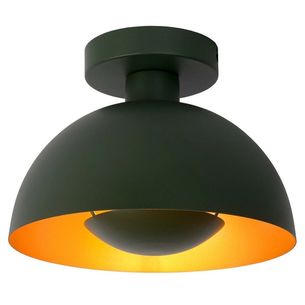 LAMPA sufitowa SIEMON 45196/01/33 Lucide metalowa OPRAWA plafoniera kopuła zielona