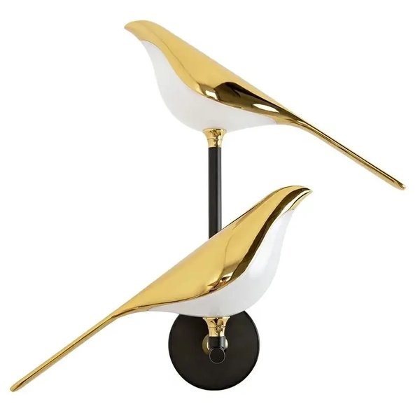 Kinkiet ścienny BIRD MSE1501100458 Moosee LED 14W 3000K ptaki złoty