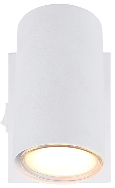 Lampa ścienna ruchoma Robby 57911-1W z włącznikiem biała