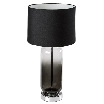 Nowoczesna stołowa lampa Rien 74049 szklana tuba ombre czarny