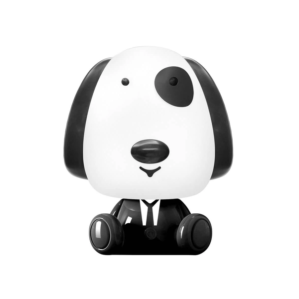 Dziecięca lampka nocna PIES KDR-606-BL LED 3W 4000K biała czarna