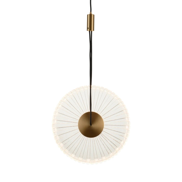 Wisząca lampa złota SUNBLAST LED 5W 3000K talerz nad stół ST-DL5623