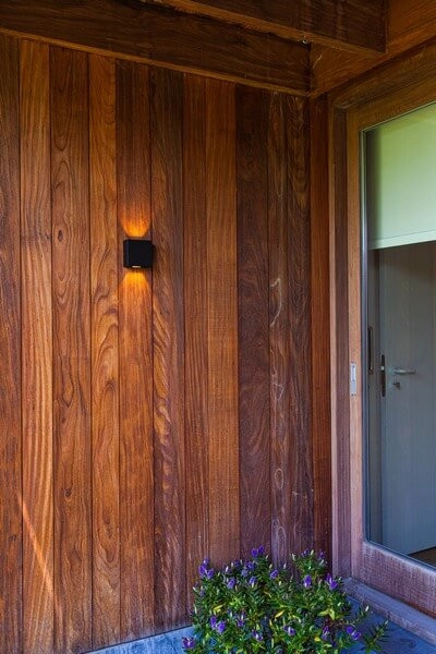 Kinkiet LAMPA ścienna GEMINI BEAMS 5104003012 Lutec kwadratowa OPRAWA elewacyjna LED 10W 3000K metalowa IP54 czarna