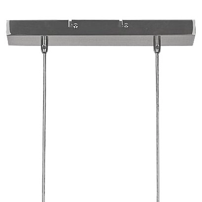 Nowoczesna LAMPA wisząca MIROSLAW 3580 Rabalux salonowy zwis szklany 3-punktowy chrom