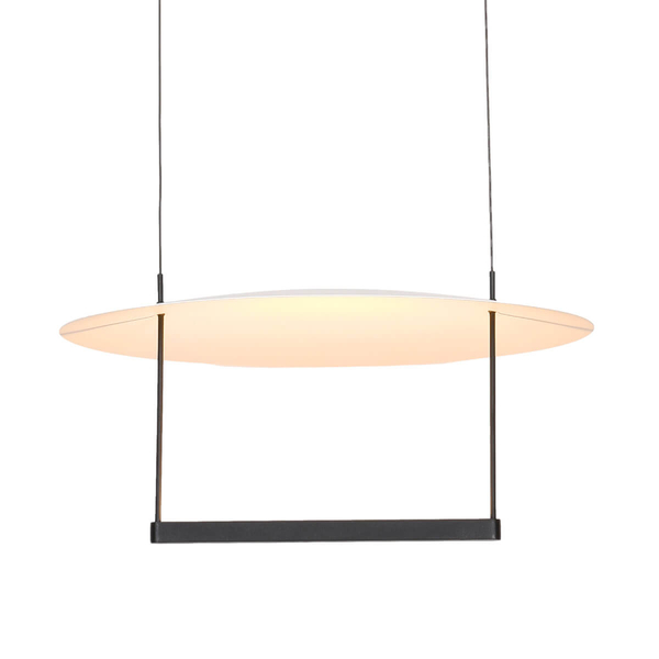 Wisząca lampa salonowa PORTOFINO AZ5636 Azzardo LED 23W 3000K biały czarny