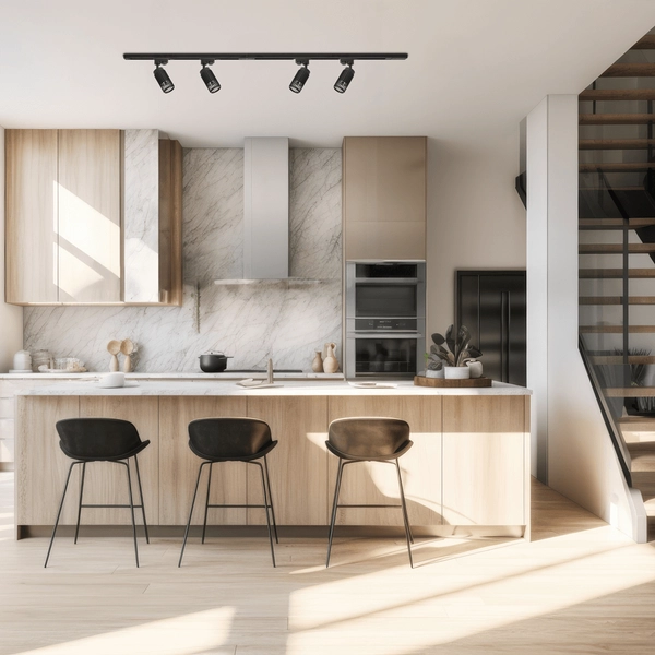 Regulowany reflektorek 1-fazowy VERTICAL ML0293 tuba czarna