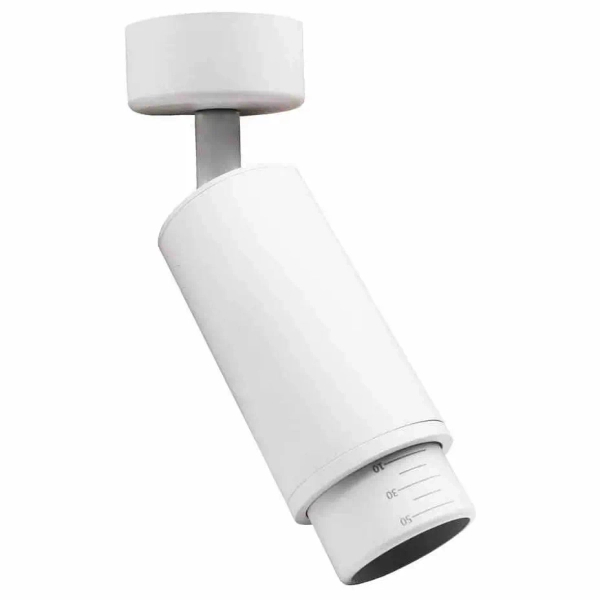Lampa z regulacją sufitowa MICA ZOOM ML7372 do biura metalowy biały