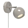 Ścienna lampka nocna Pop 108983 kula regulowany szary