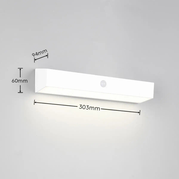 Ścienna lampa zewnętrzna SILVES R23306101 LED 6W 4000K IP44 biały