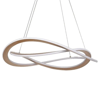 Podwójny ring wisząca lampa Kallira 72282 LED 72W 3000K złoty