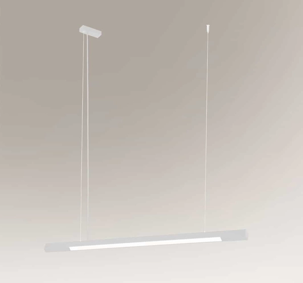 LAMPA wisząca HAKODA 1953 Shilo metalowa OPRAWA zwis LED 16W 3000K listwa biała