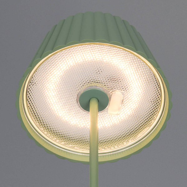 Stołowa lampka na taras Suarez R57706149 LED 2W 3000K IP44 zielona