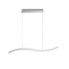 Designerska lampa wisząca BAUTA LE42921 wstęga LED 40W 3500K srebrna