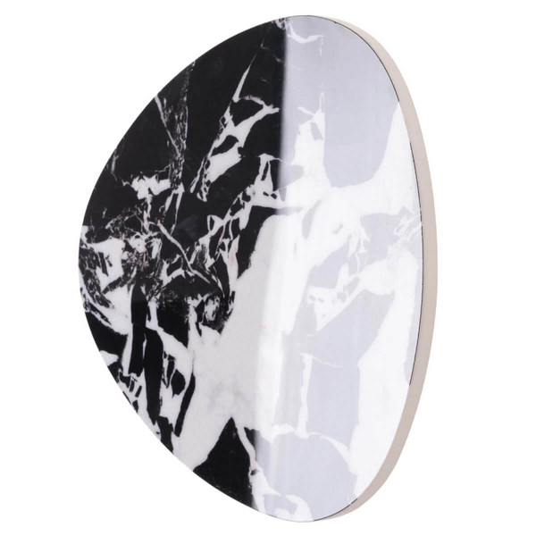 Lampa ścienna do jadalni MARBLES W0391 LED 6W 3000K biała czarna