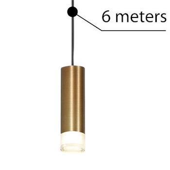 Zawiesie 6m Ziko AZ3458 Azzardo przewód z oprawką tuba mosiądz