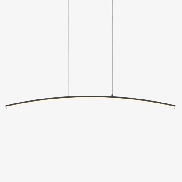 Łukowa lampa wisząca liniowa Curve MOD243PL-L18BK LED 15W 3000-4000K czarna