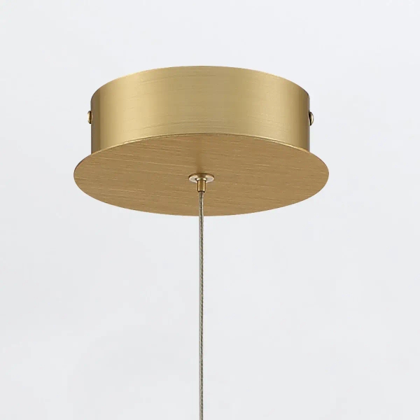 Wisząca lampa salonowa Barletta QN-BARLETTA-1P-BG LED 6W 3000K złoty