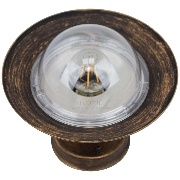 Zewnętrzna LAMPA sufitowa stropowa OSLO 8736 Rabalux industrialna OPRAWA ogrodowa outdoor IP44 antyczne złoto