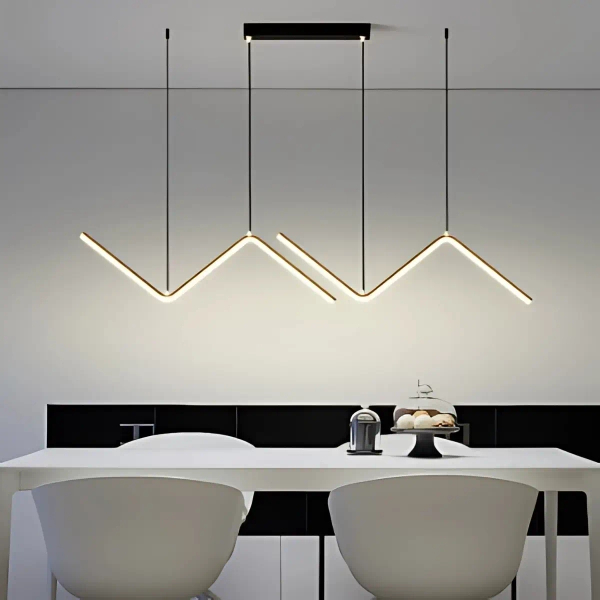 Designerska wisząca lampa Mont Blanc LWMB-90CM LED 26W 3000K czarny