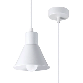 Wisząca lampa Taleja SL.0983 Sollux industrialna nad wyspę biała