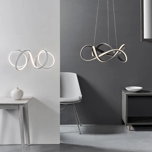 Wisząca lampa ściemnialna Synergy 90322 LED 44W 3000K brązowa