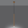 Zwisająca lampa Pastelo SL.1170 do salonu tuba złota