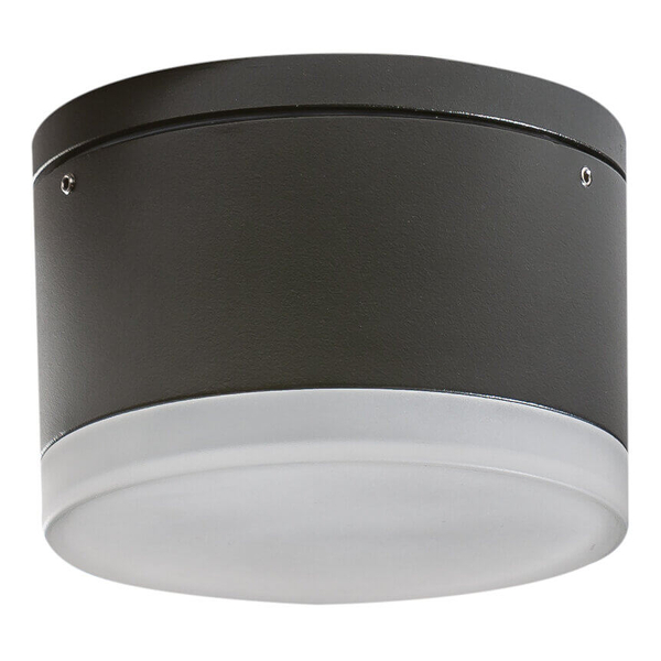 Zewnętrza lampa przysufitowa APULIA AZ4335 LED 8W 3000K IP54 okrąg szary