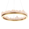 Pierścieniowa lampa wisząca Montana ST-6490P/1 LED 26W 3000K ring złoty