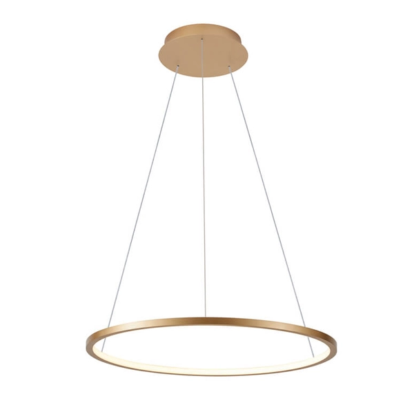 Minimalistyczny zwis Vinola PND-56135B-040RPC-GD-3KS4K Italux LED 24W 3000-4000K złota