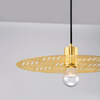 Lampa zwisająca metalowa BAMEPA LE44343 okragła złoty