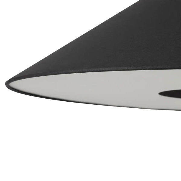 Nowoczesna lampa stojąca POISE 11768 stożek czarna