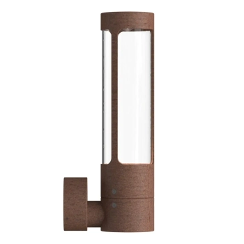 Postarzana lampa ścienna Helix 77479938 IP44 na zewnątrz rdzawy