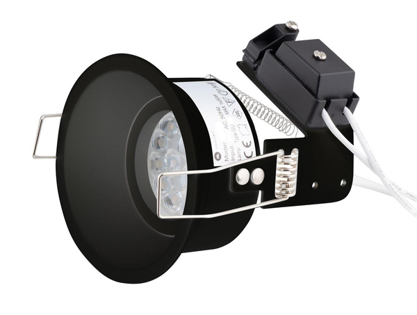 Oprawa wpustowa okrągła Deep H0111 Maxlight podtynkowa metalowa czarna