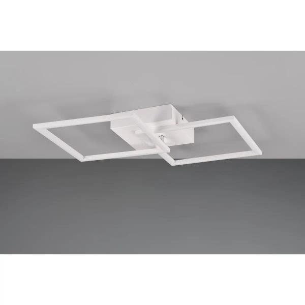Kwadratowa lampa TRAIL R64492131 biała LED 20W 4000K sufitowa