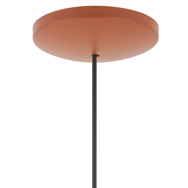 Wisząca lampa druciana PUMPKIN 11494 salonowa terakota