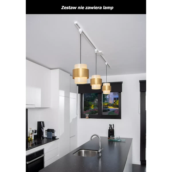 Zestaw startowy szynowy Track 09950/00/31 Lucide metalowy biały