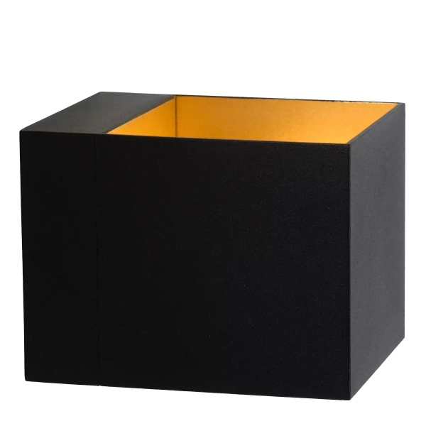 Metalowa lampa ścienna Devi 09201/01/30 Lucide kostka góra-dół czarna