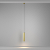 Ścienna lampa Calipso P106PL-01-GU10-BS metalowa tubka mosiądz