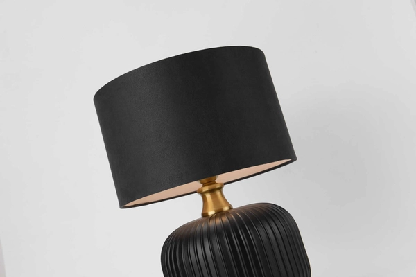 Nocna lampa stojąca Tamiza LP-1515/1T small czarna złota