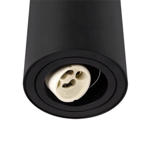 LAMPA sufitowa BEMOL 03534 Ideus ścienna OPRAWA regulowany SPOT reflektorek tuba czarna